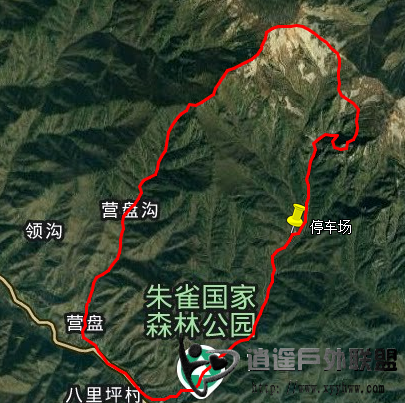 终南山庄、冰晶顶、朱雀景区、农家19公里.png